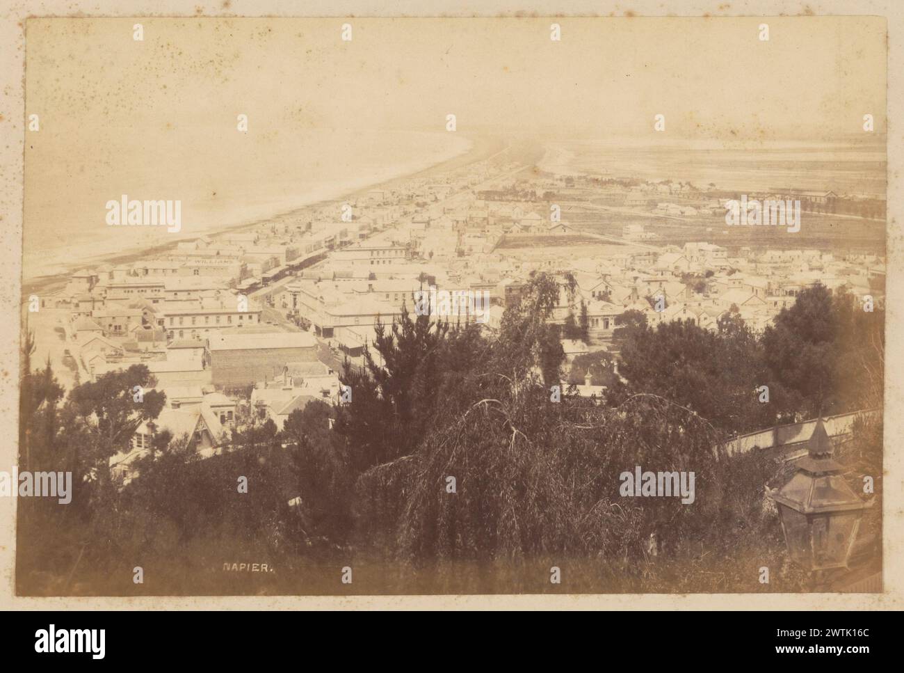 Stampe Napier albumen, stampe in bianco e nero Foto Stock