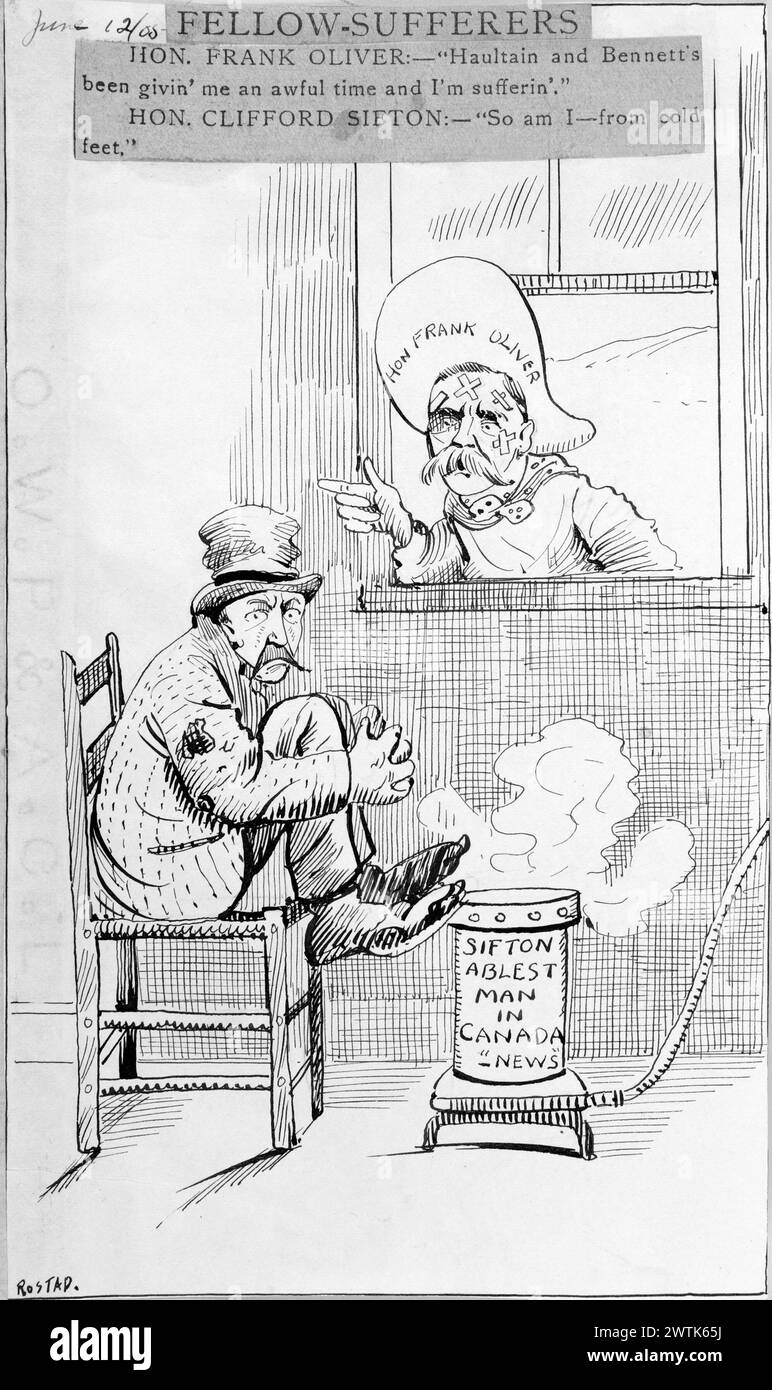 Cartoon - altri malati Rostap (1866-1949) Foto Stock