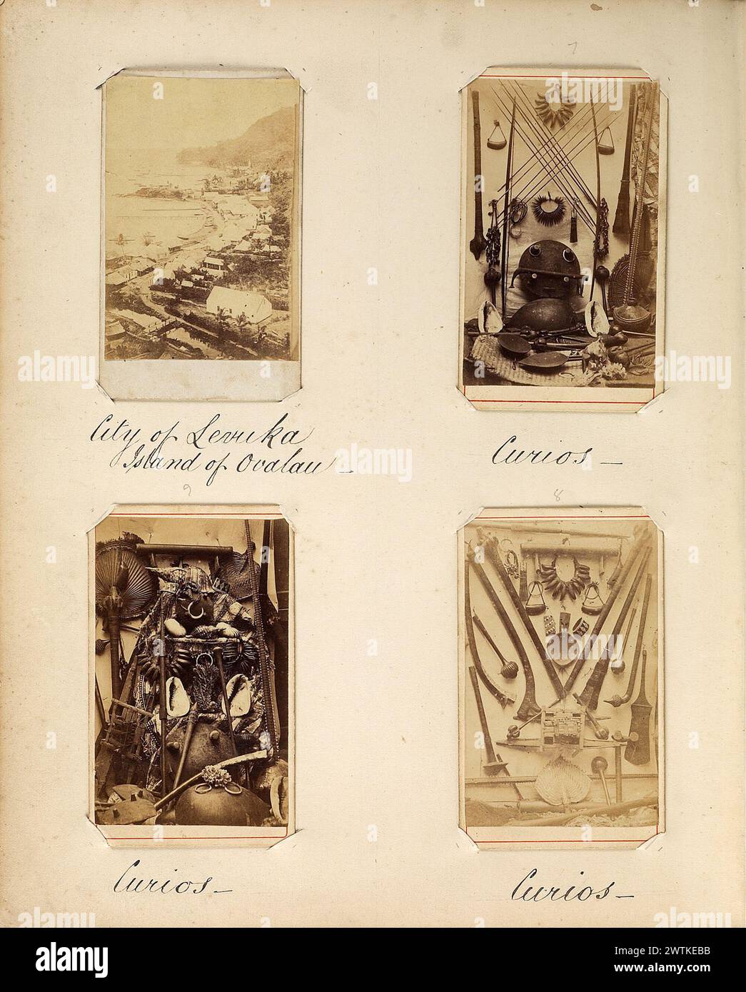 Curiosità. Dall'album: Stampe in bianco e nero dei New Zealand Chiefs, cartes-de-visite Foto Stock