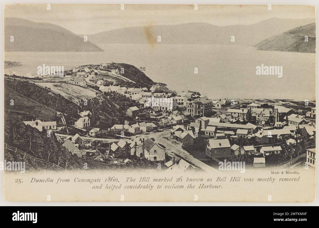 Dunedin di Canongate, 1860 cartoline fotografiche Foto Stock