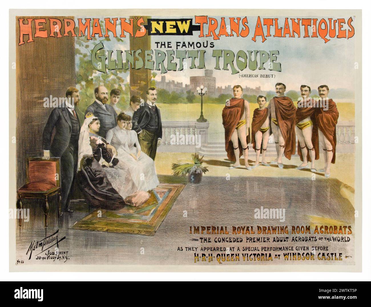 Poster magico - New Trans Atlantiques di Herrmann Foto Stock