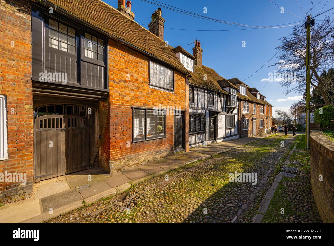 Case in Church Square Rye, East Sussex. Foto Stock