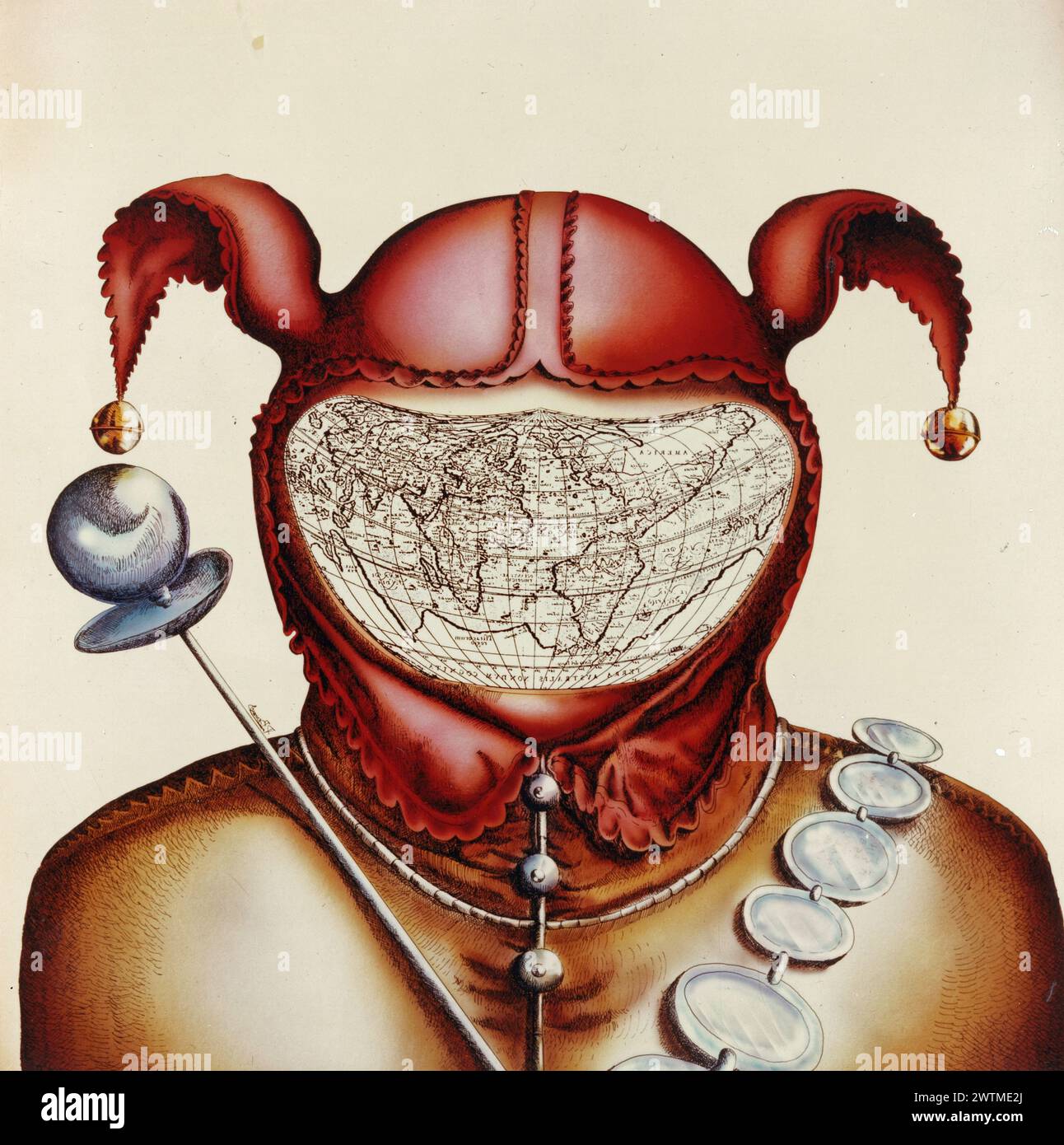 Mappa - Nosce te Ipsum [Connais toi toi-même] Foto Stock