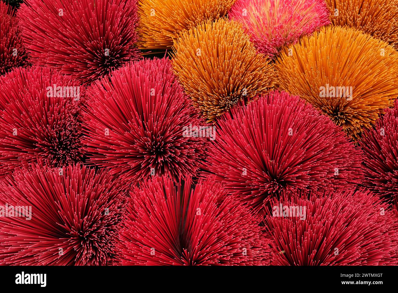 Fabbrica di incenso, Quang Phu Cau, Vietnam, Asia Foto Stock