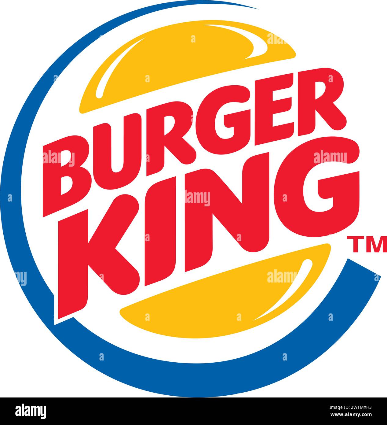 Logo Burger King preparato e pulito in vettoriale Illustrazione Vettoriale