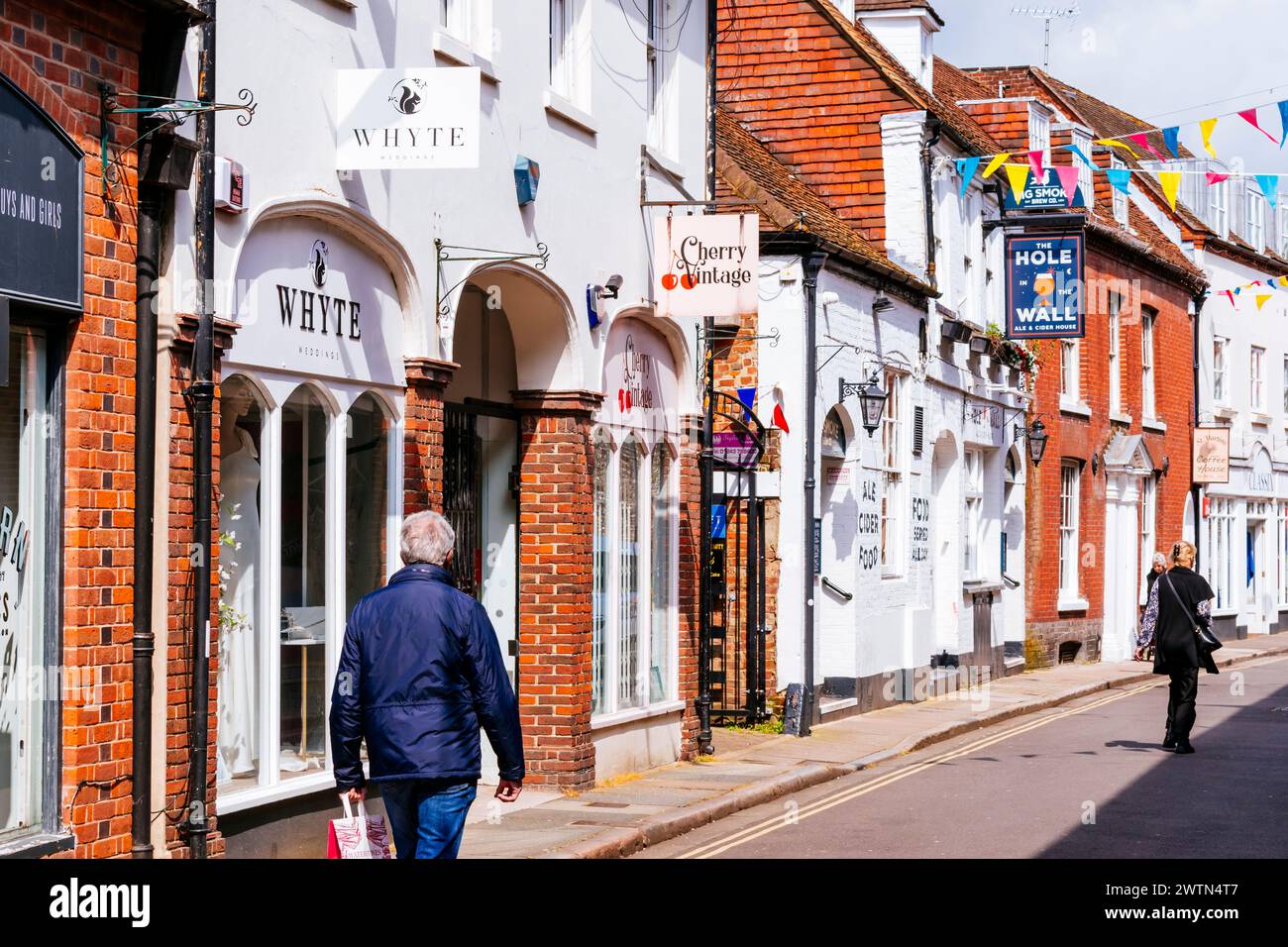 Chichester, quartiere di Little London. Chichester, West Sussex, South East, Inghilterra, Regno Unito, Europa Foto Stock