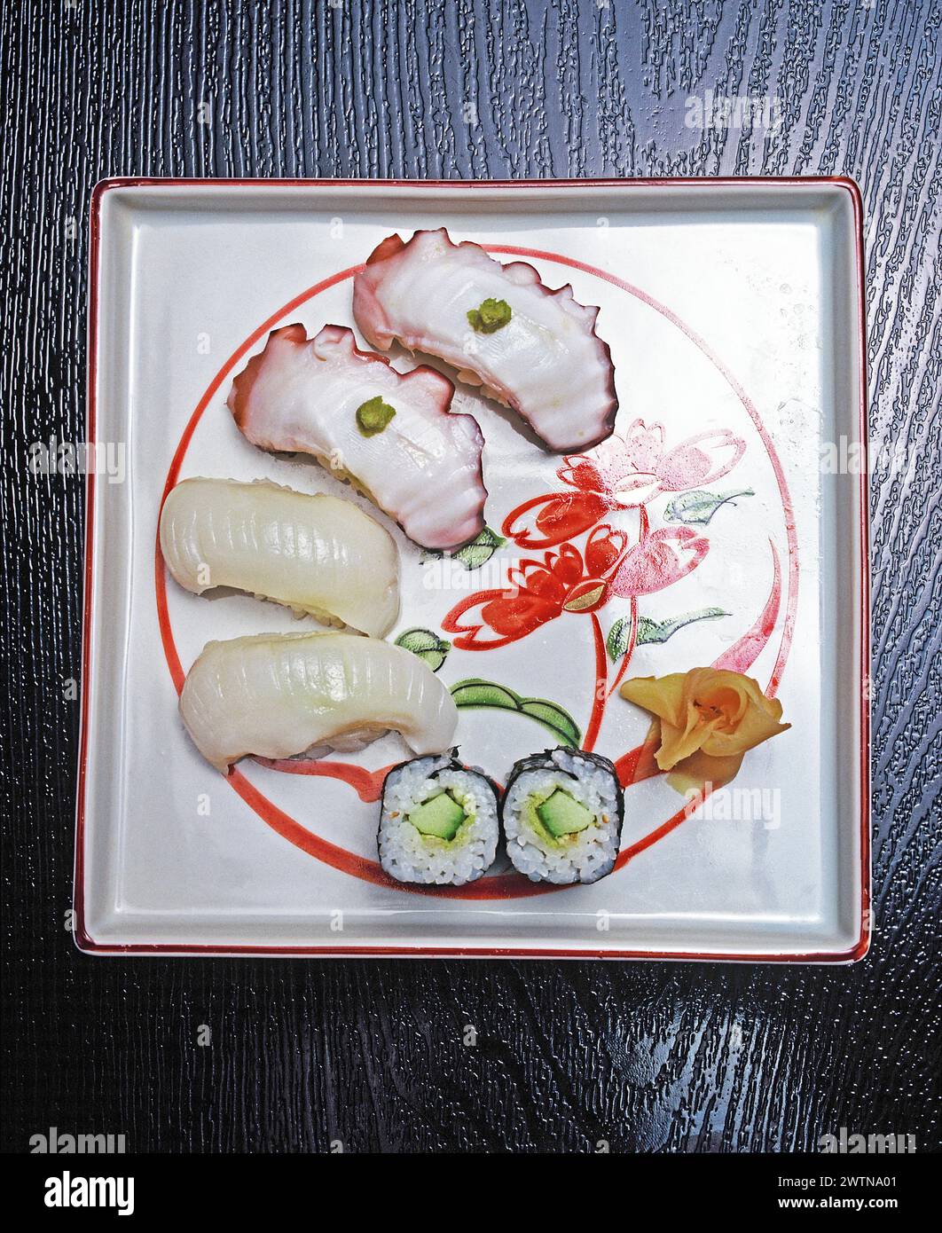 Piatto da cucina. Giapponese. Sushi. Foto Stock