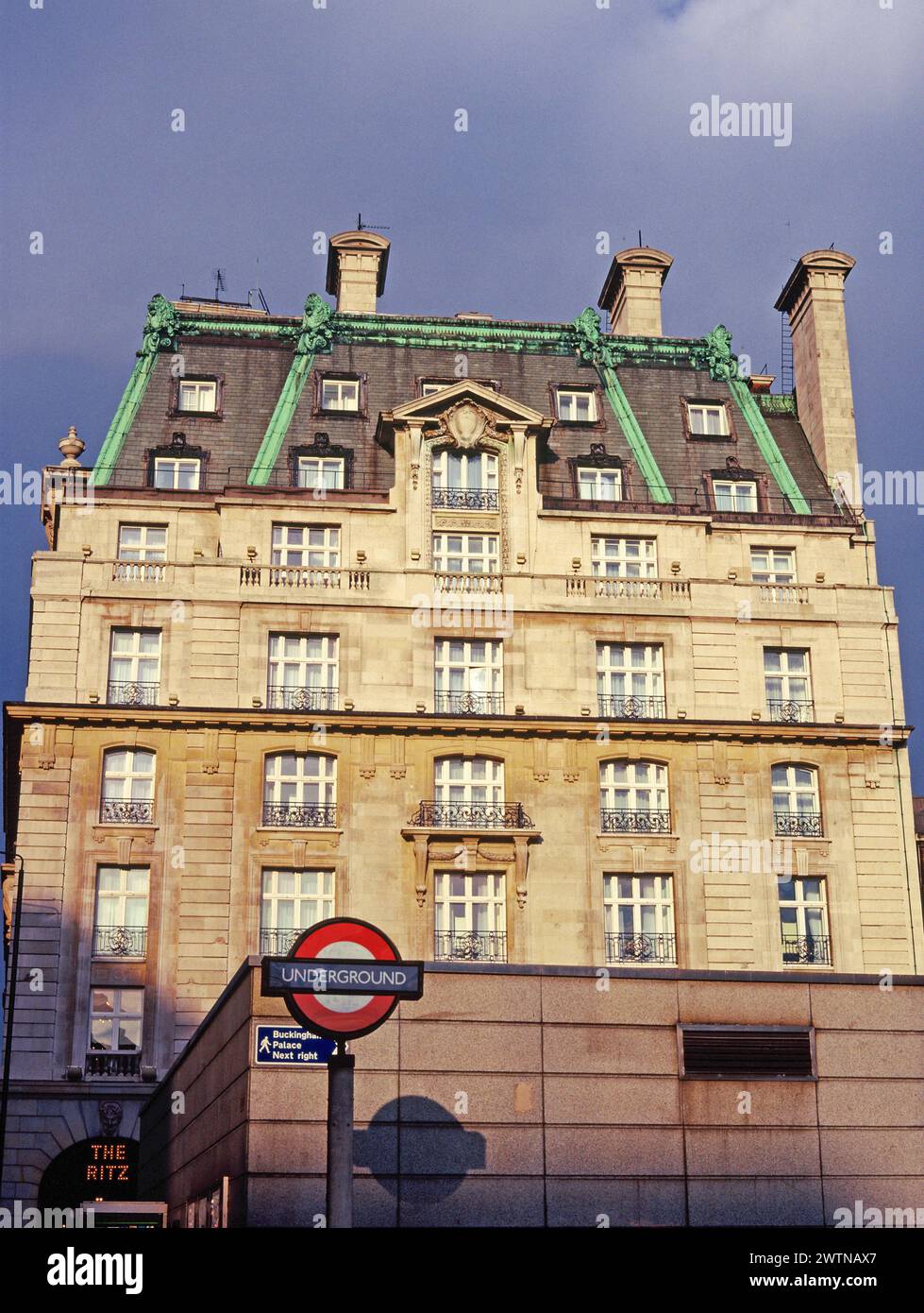 Regno Unito. Inghilterra. Londra. Il Ritz Hotel. Foto Stock