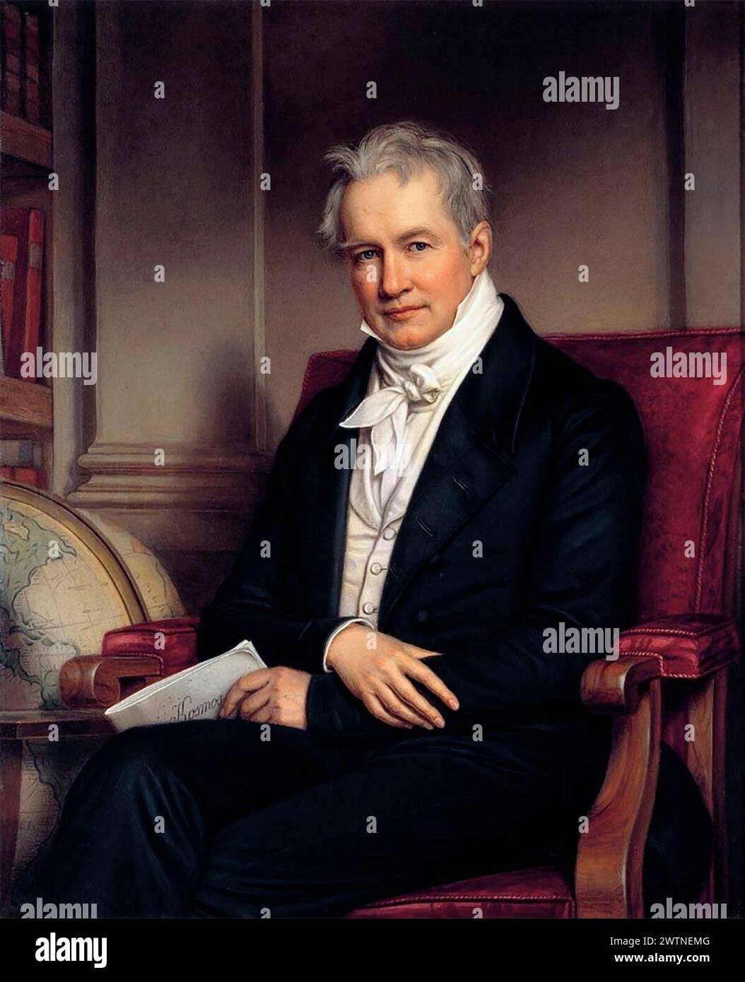 Ritratto di Alexander von Humboldt - Joseph Karl Stieler 1843 Foto Stock