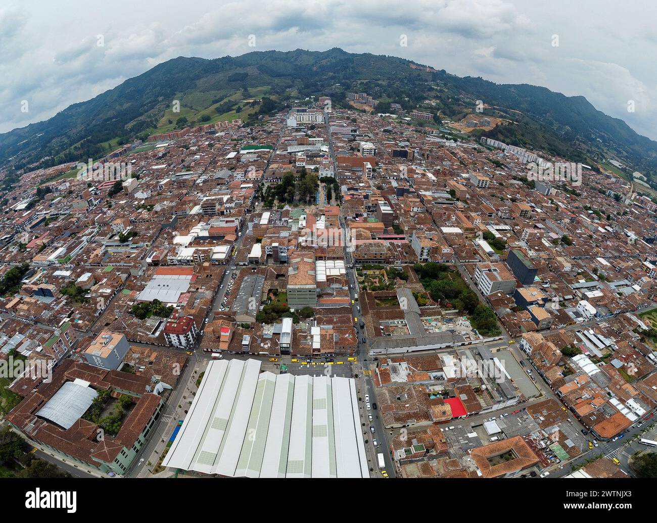 La Ceja, Antioquia - Colombia. 9 marzo 2024. È un comune colombiano situato nella parte orientale del dipartimento. Foto Stock