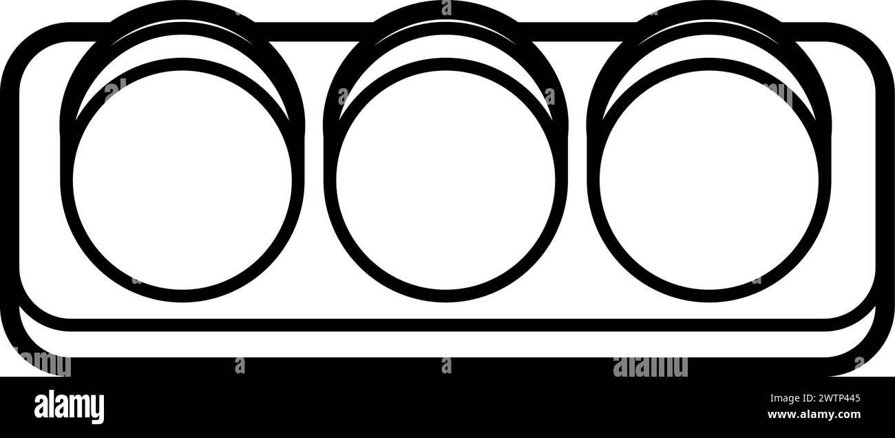 Traffic light.illustrazione vettoriale facile da modificare. Illustrazione Vettoriale