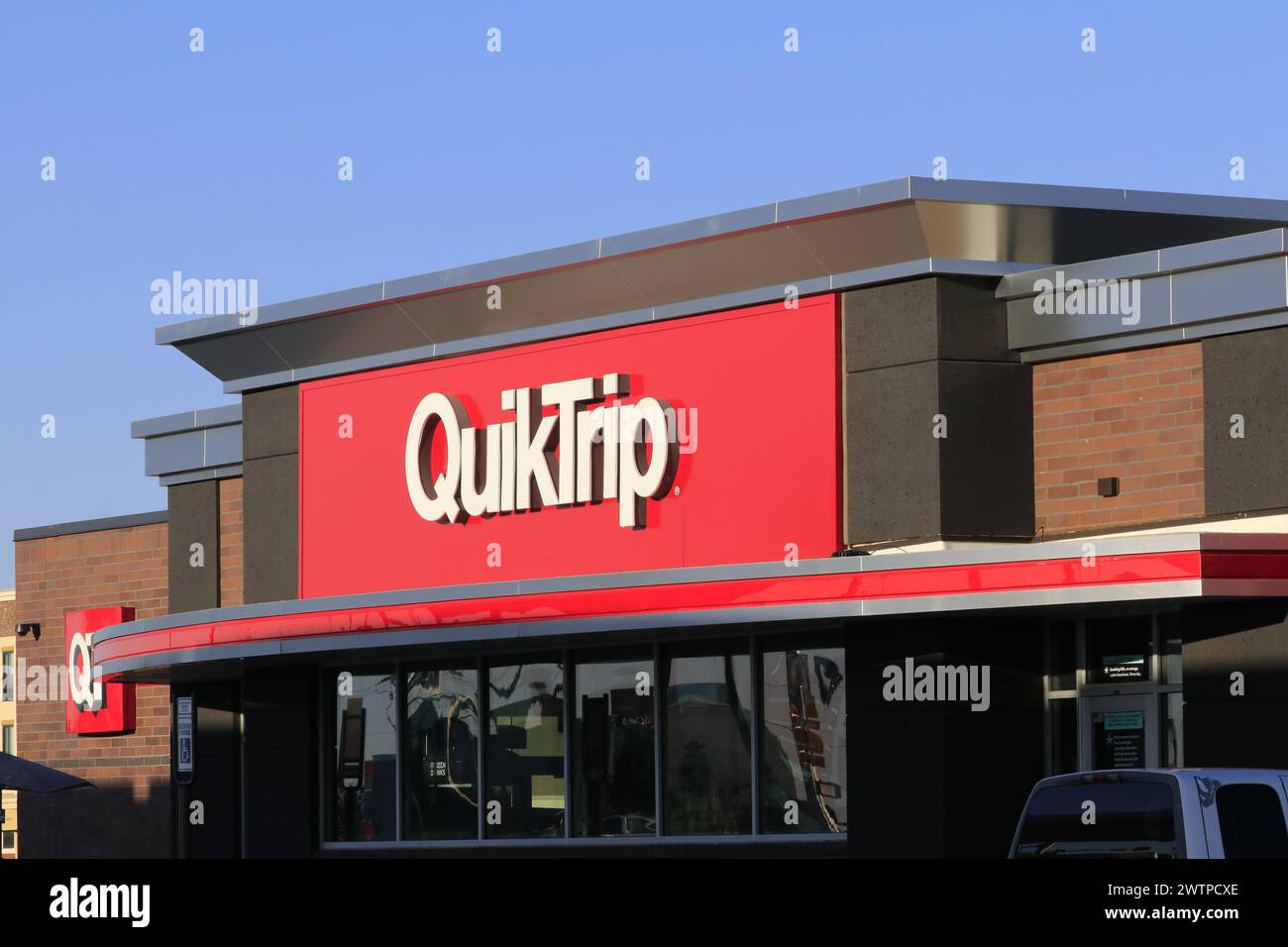 QuikTrip a Strausburg, Colorado Foto Stock