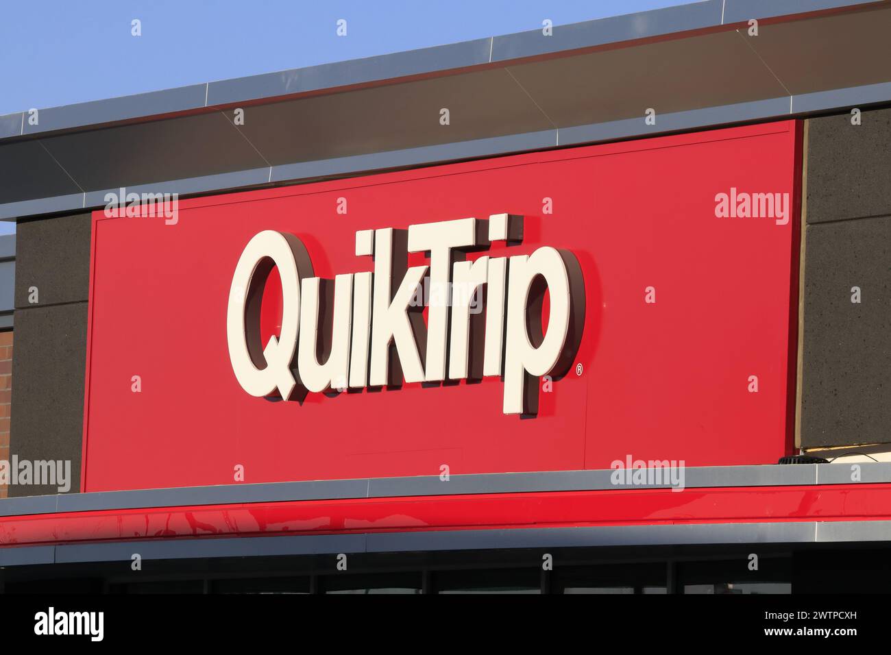 QuikTrip a Strausburg, Colorado Foto Stock