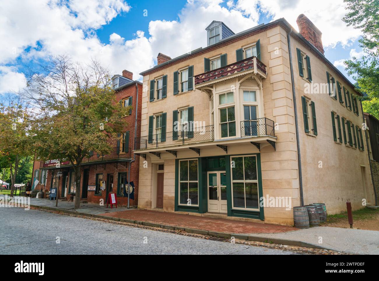 Splendida giornata al parco storico nazionale di Harpers Ferry Foto Stock