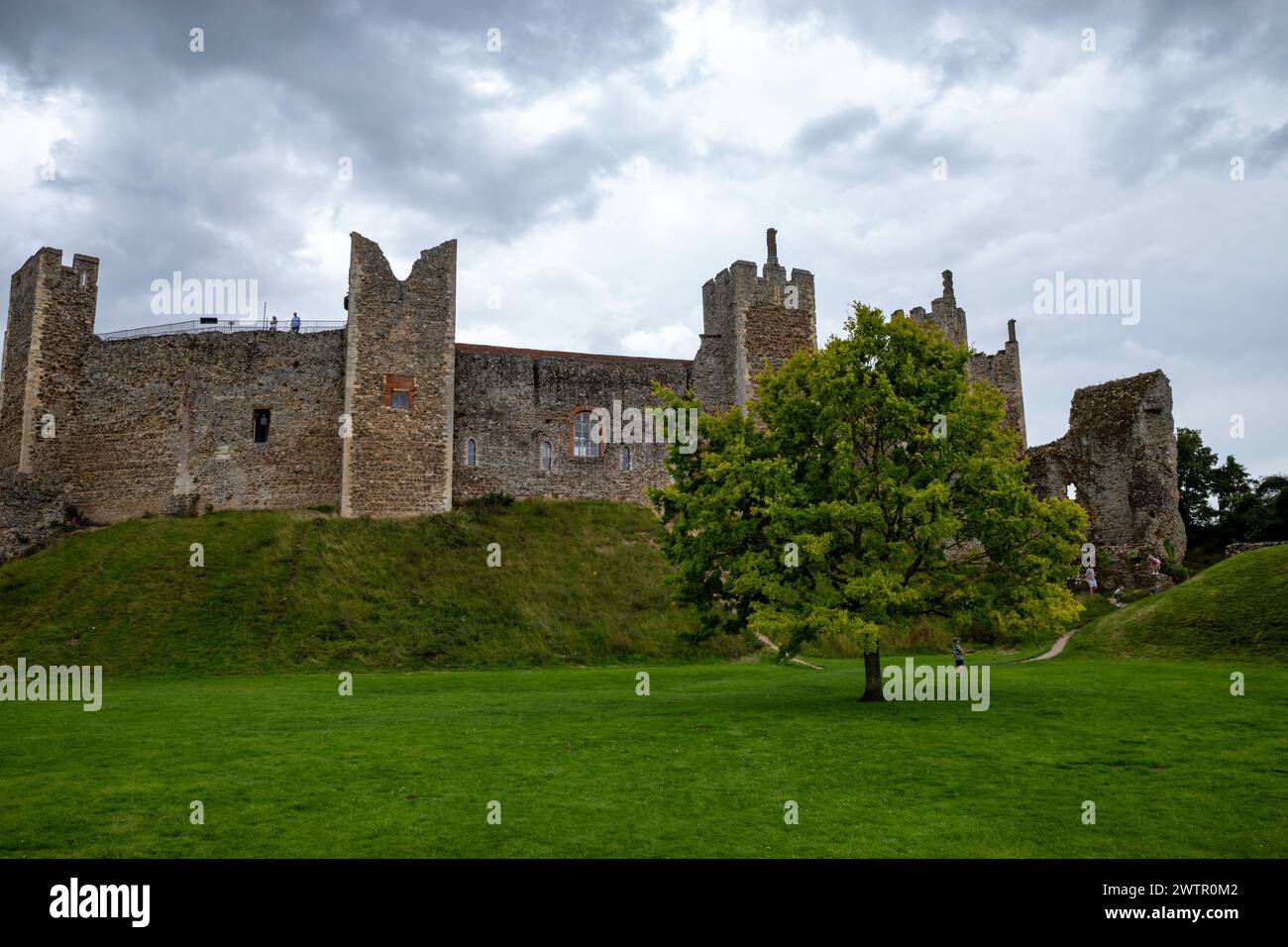 Castello di Framingham, Suffolk, Regno Unito Foto Stock
