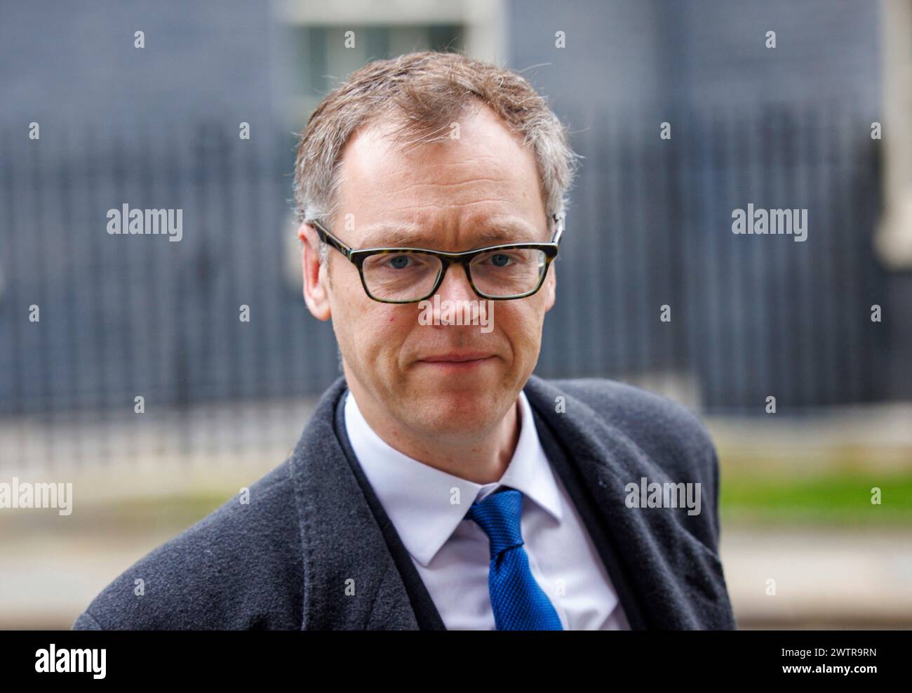 Londra, Regno Unito. 19 marzo 2024. Michael Tomlinson, Ministro di Stato per la lotta contro le migrazioni illegali, a Downing Street per una riunione del Gabinetto. Crediti: Mark Thomas/Alamy Live News Foto Stock