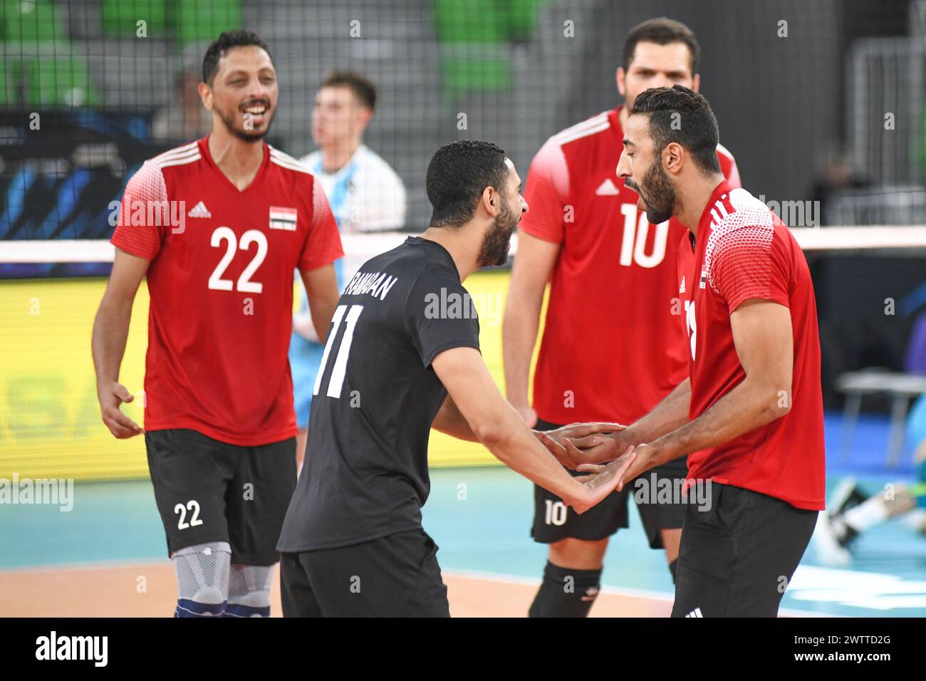 Mohamed Noureldin, Hossam Adballa, Mohamed Moustafa Issa, Mohamed Masoud (Egitto). Campionato del mondo di pallavolo 2022. Foto Stock Mohamed Noureldin, Hossam Adballa, Mohamed Moustafa Issa, Mohamed Masoud (Egitto). Campionato del mondo di pallavolo 2022. Foto Stock