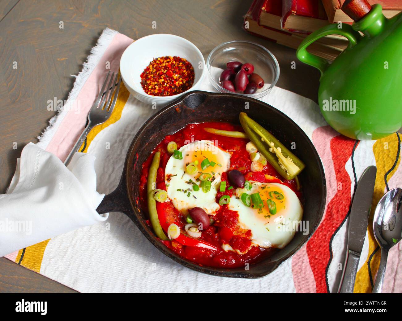 Shakshuka Foto Stock