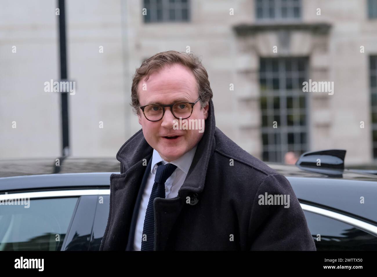 Londra, Regno Unito, 19 marzo 2024. Il ministro della sicurezza Tom Tugendhat partecipa alla riunione settimanale del Gabinetto. Credito: Fotografia dell'undicesima ora/Alamy Live News Foto Stock