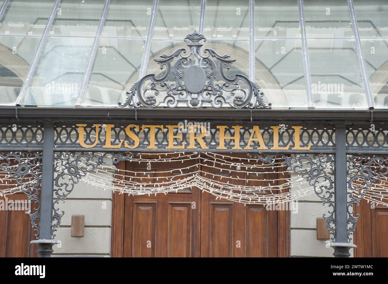 Ulster Hall. Belfast, Irlanda del Nord. Foto Stock