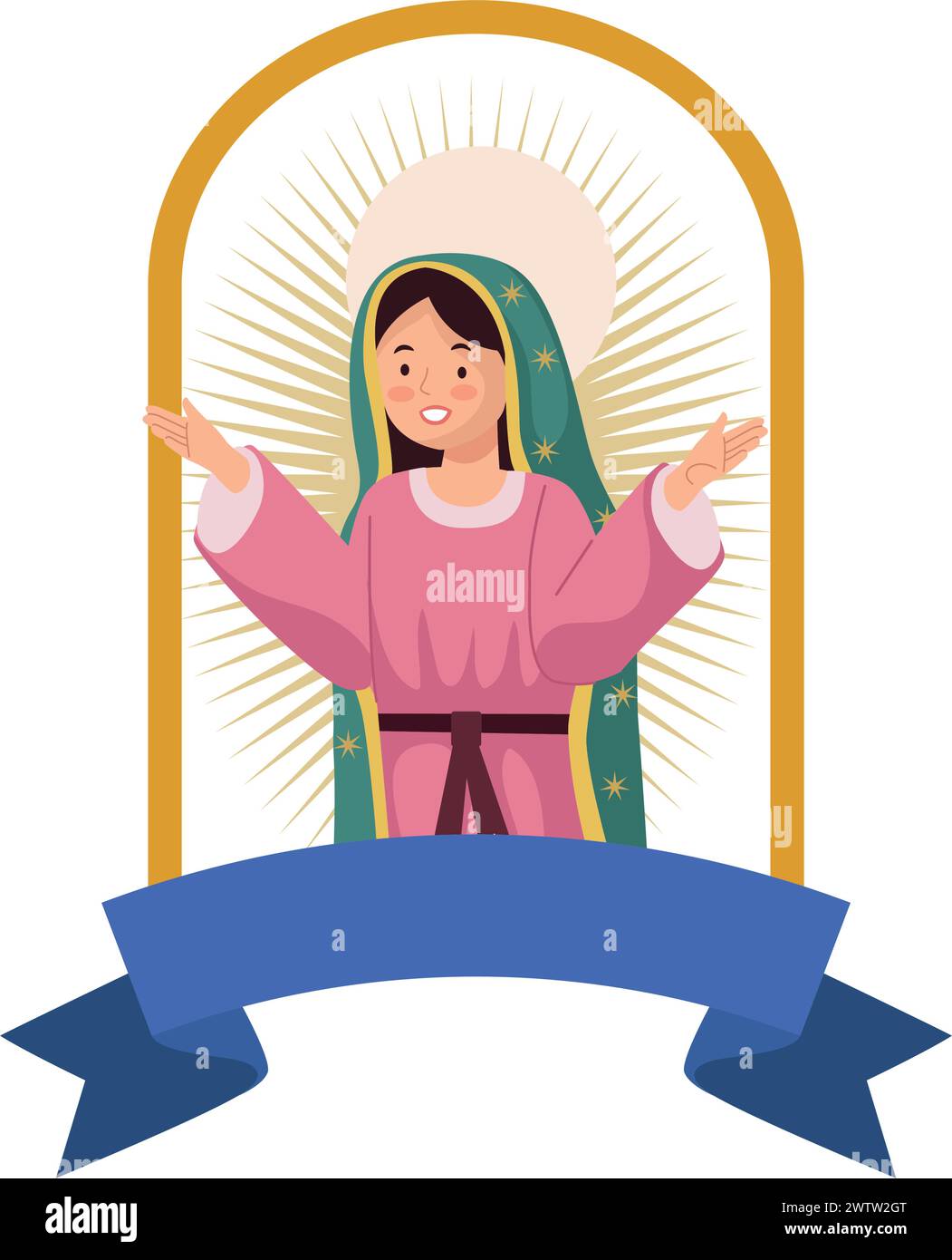 HZMAN Bracciale Vergine Maria E Rosario Con Croce - Gioiello Religioso In Acciaio Inox - Regolabile 7-7.5 Pollici - Regalo Per Donne
