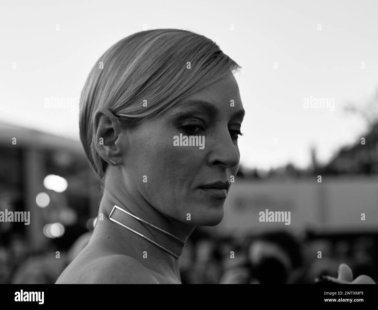 , 24 settembre 2016. L'attrice Uma Thurman ha visto al Zurich Film Festival. Crediti: Walter Gilgen Foto Stock