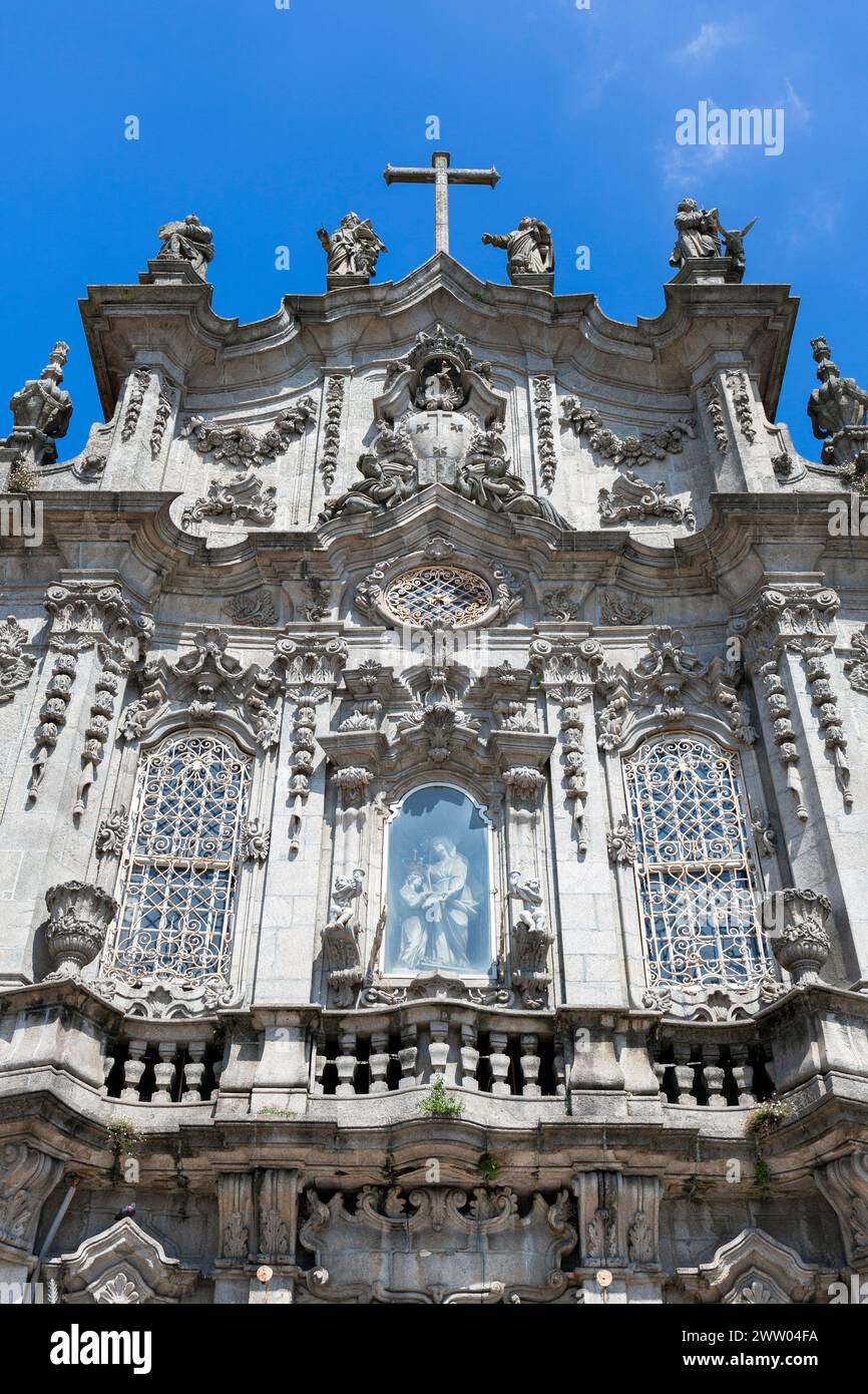 Portogallo, Porto, Chiesa cattolica di nostra Signora di Carmo (Igreja do Carmo) Foto Stock