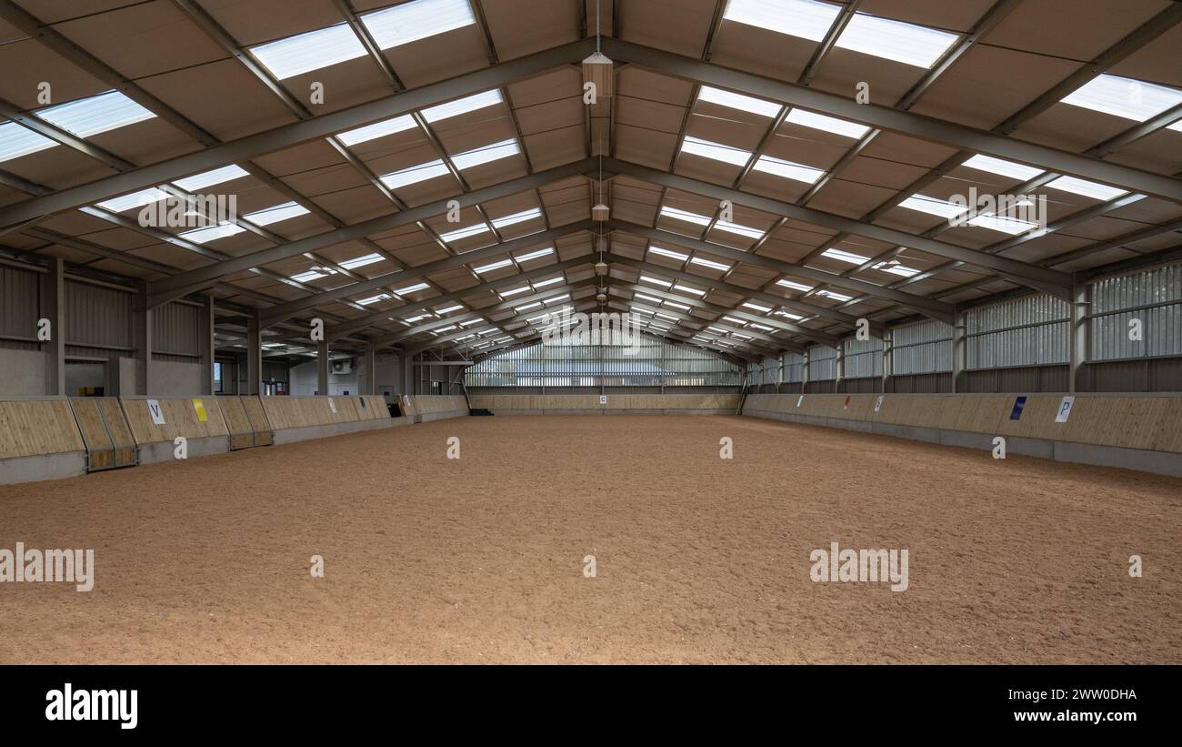 Belvoir vale RDA Centre (Riding for the Disabled Association) - Colston Bridge Farm, Nottinghamshire Foto Stock