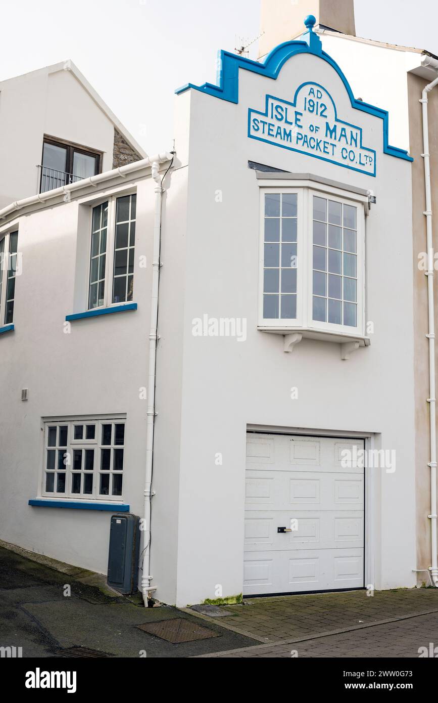 Old Steam Packet Building, Castletown, Isola di Man Foto Stock