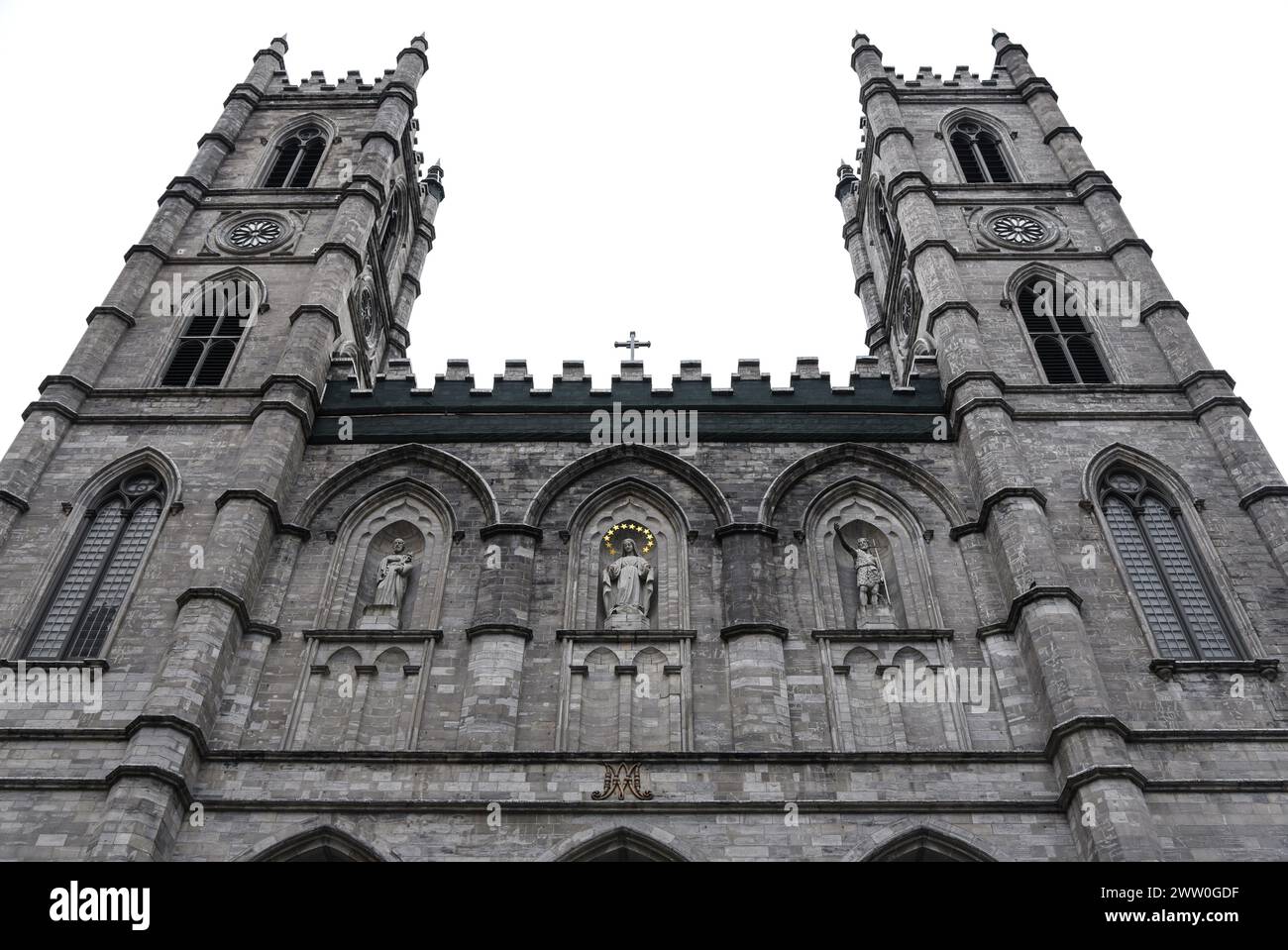 Notre Dame di Montreal Foto Stock
