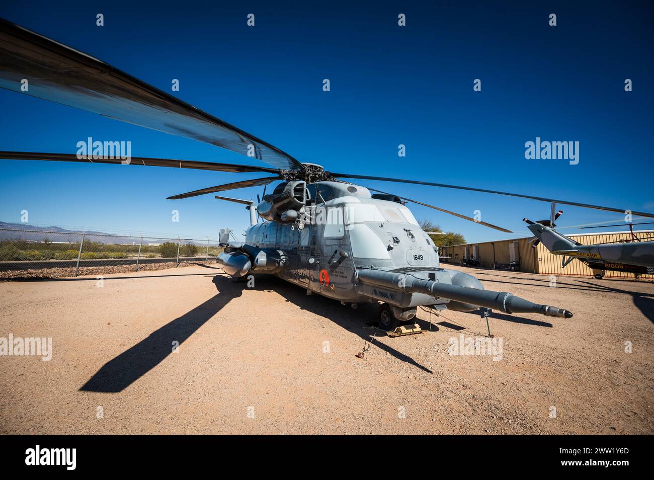 Museo dell'aria e dello spazio di Pima. Elicottero Sikorsky MH-53 Pay Low. Tucson, Arizona. Foto Stock