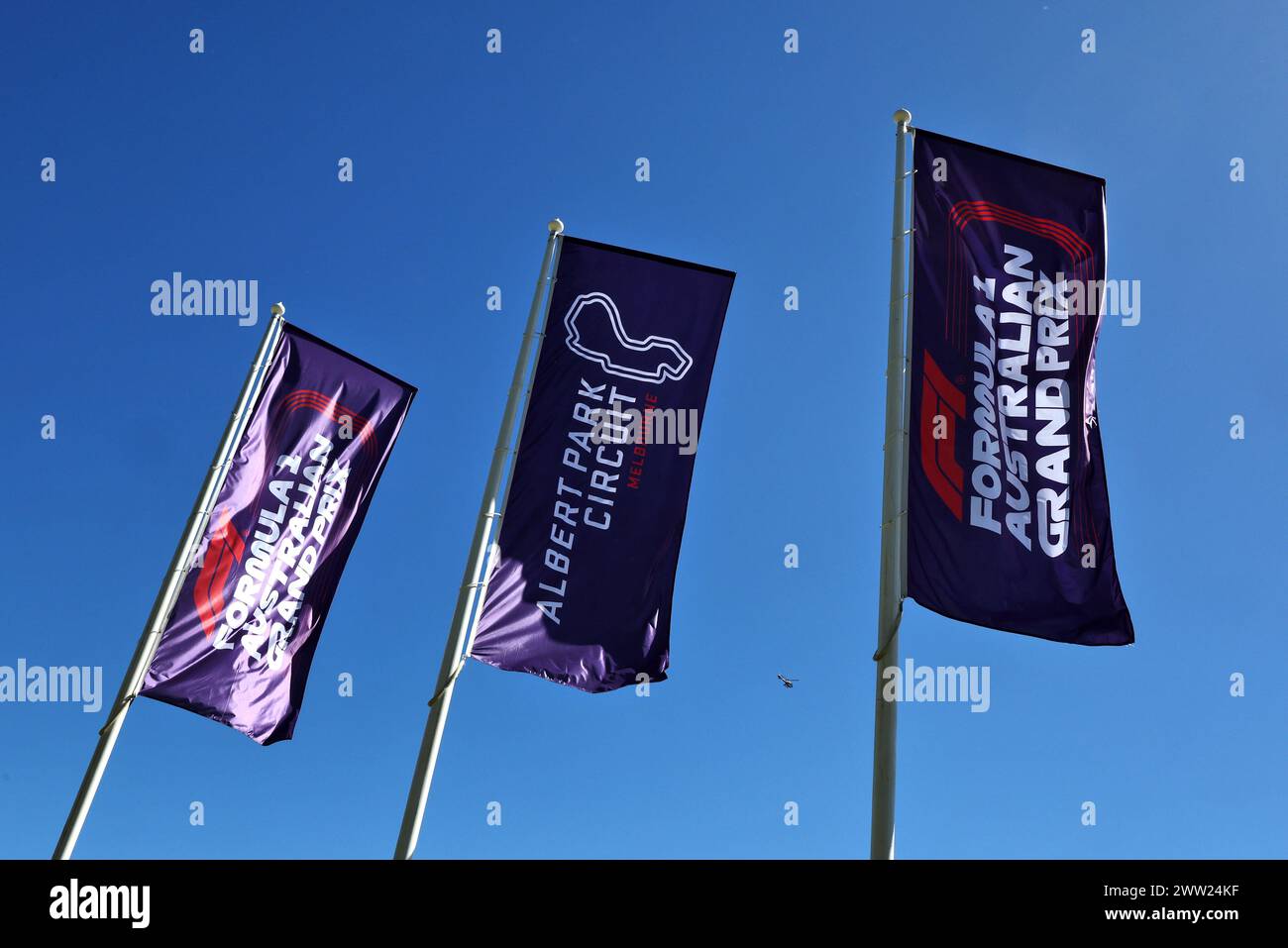 Melbourne, Australia. 21 marzo 2024. Atmosfera del circuito. Campionato del mondo di Formula 1, Rd 3, Gran Premio d'Australia, giovedì 21 marzo 2024. Albert Park, Melbourne, Australia. Crediti: James Moy/Alamy Live News Foto Stock