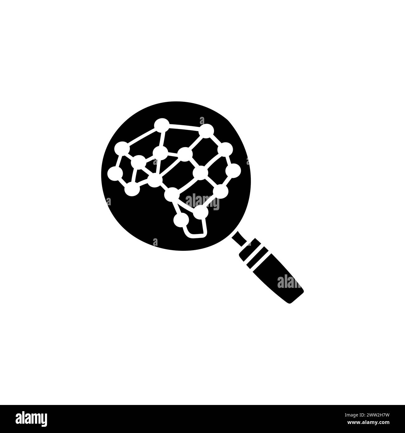 Icona piatta disegnata a mano per l'apprendimento del rinforzo Illustrazione Vettoriale