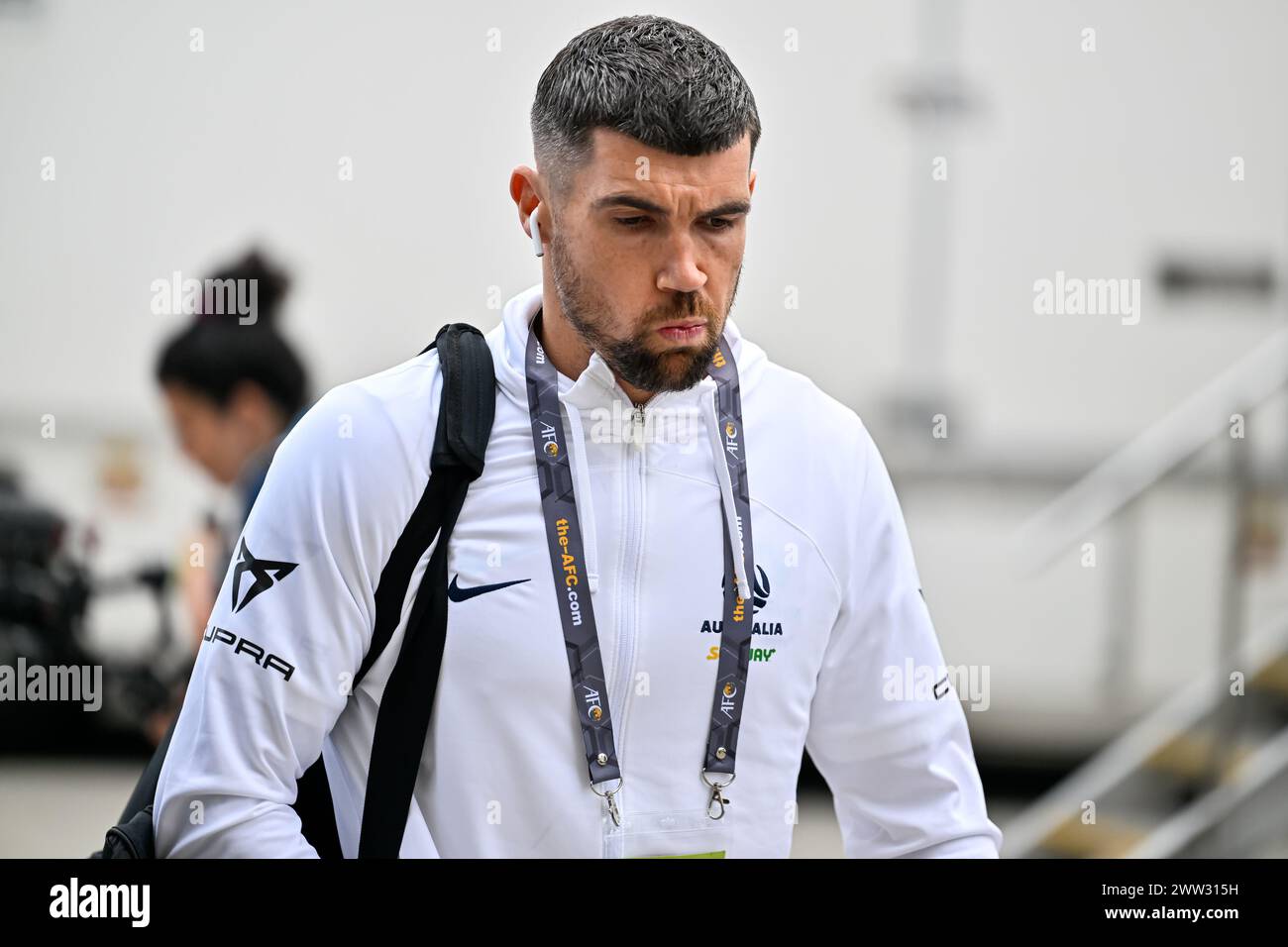 Sydney, NSW, Australia, qualificazione ai Mondiali FIFA 2026 Australia contro Libano al Parramatta Stadium (Keith McInnes/SPP) credito: SPP Sport Press Photo. /Alamy Live News Foto Stock