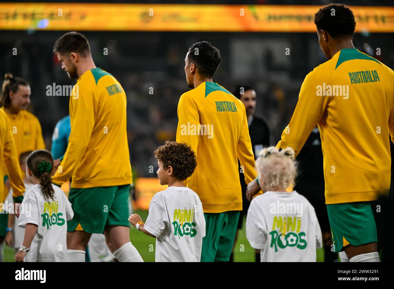 Sydney, NSW, Australia, qualificazione ai Mondiali FIFA 2026 Australia contro Libano al Parramatta Stadium (Keith McInnes/SPP) credito: SPP Sport Press Photo. /Alamy Live News Foto Stock
