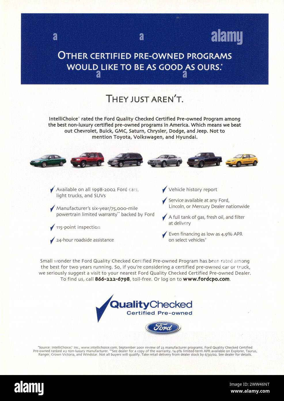 Rivista vintage "Time" 22 aprile 2002 pubblicità, USA Foto Stock