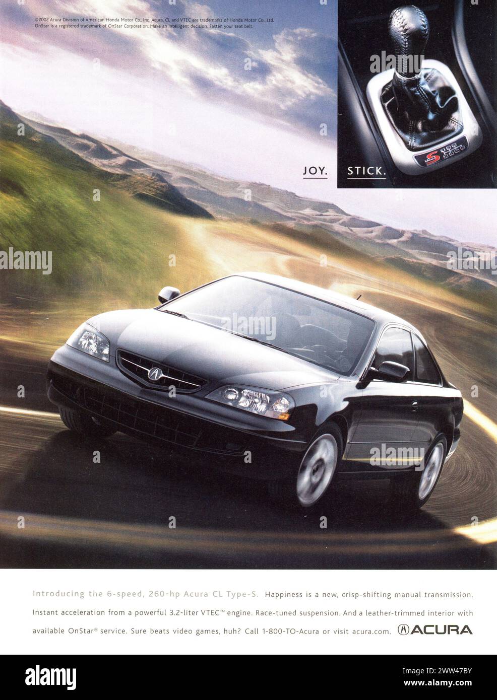 Rivista vintage "Time" 15 aprile 2002 annuncio pubblicitario, USA Foto Stock