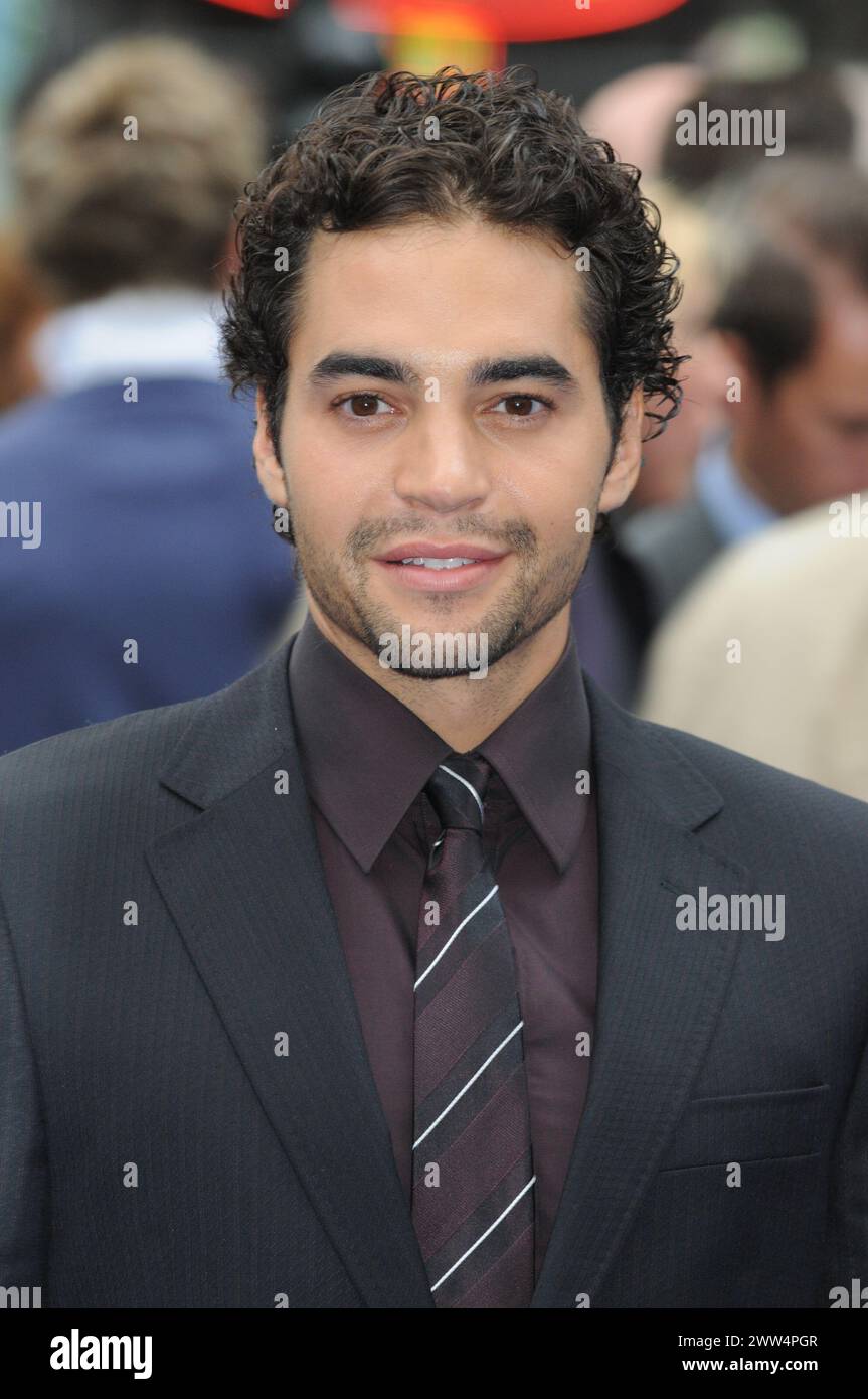 Ramon Rodriguez, Premiere britannica di Transformers: Revenge of the Fallen, Odeon Leicester Square, Londra, Regno Unito Foto Stock