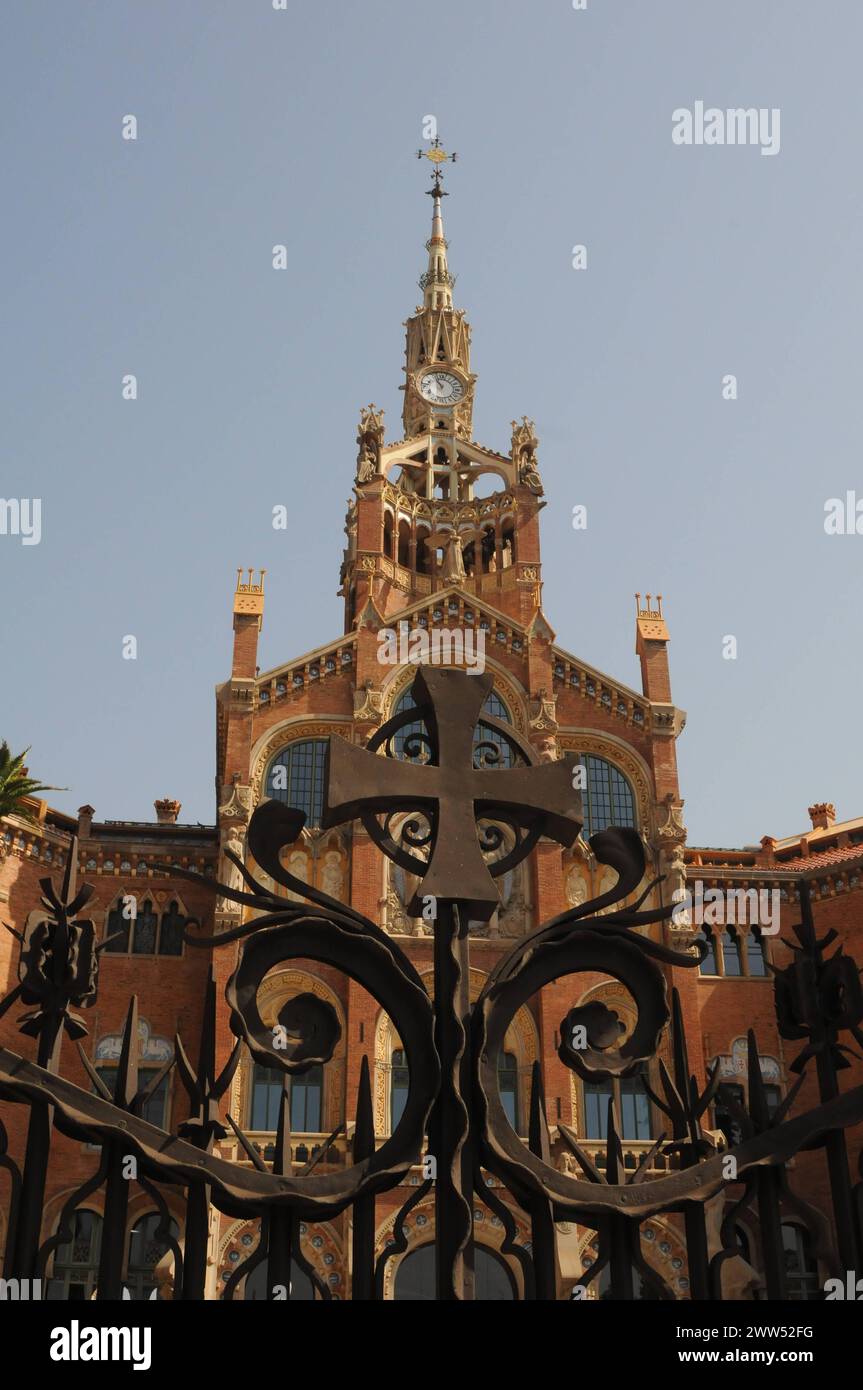 barcellona/catalogna/ Spagna/ 24.luglio 2019/ Ex Hosptial sant Pau e ora un grande museo a Barcellona Catalogna Spagna. Foto. Francis Joseph Dean/ Deanpictures. Foto Stock