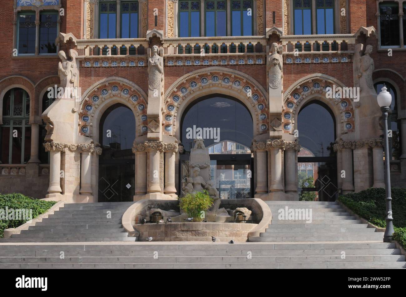 barcellona/catalogna/ Spagna/ 24.luglio 2019/ Ex Hosptial sant Pau e ora un grande museo a Barcellona Catalogna Spagna. Foto. Francis Joseph Dean/ Deanpictures. Foto Stock