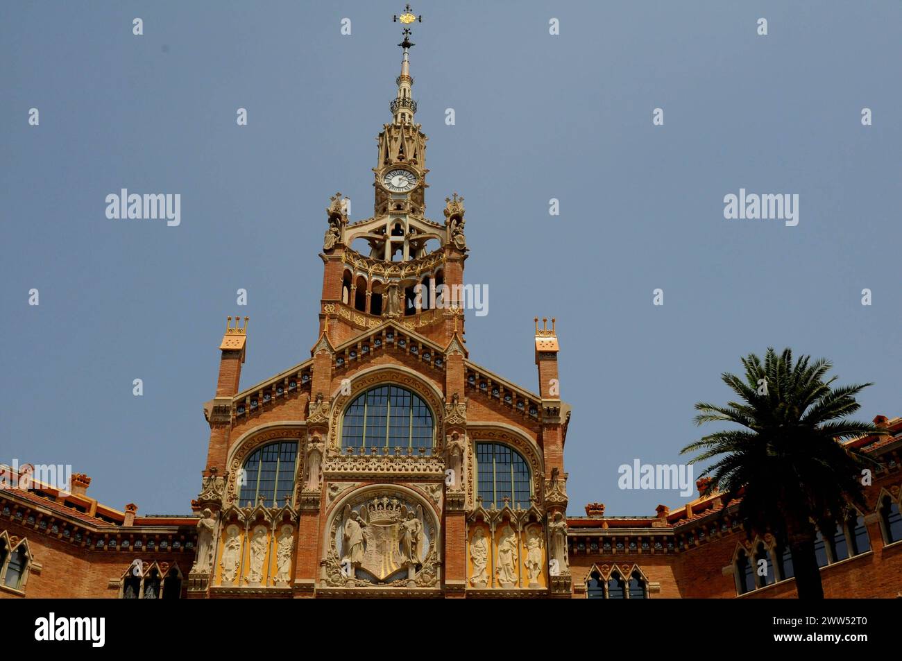 barcellona/catalogna/ Spagna/ 24.luglio 2019/ Ex Hosptial sant Pau e ora un grande museo a Barcellona Catalogna Spagna. Foto. Francis Joseph Dean/ Deanpictures. Foto Stock