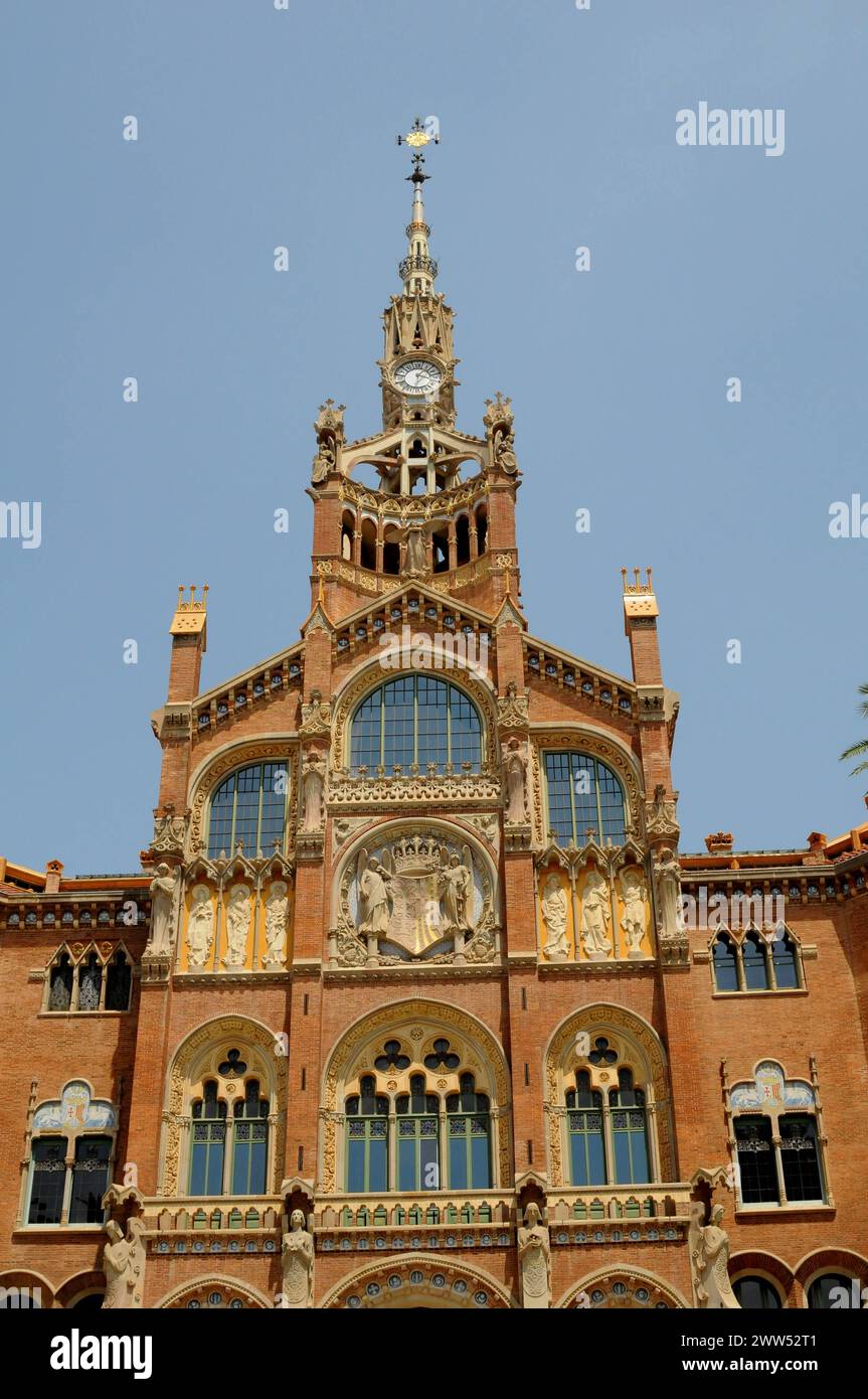 barcellona/catalogna/ Spagna/ 24.luglio 2019/ Ex Hosptial sant Pau e ora un grande museo a Barcellona Catalogna Spagna. Foto. Francis Joseph Dean/ Deanpictures. Foto Stock