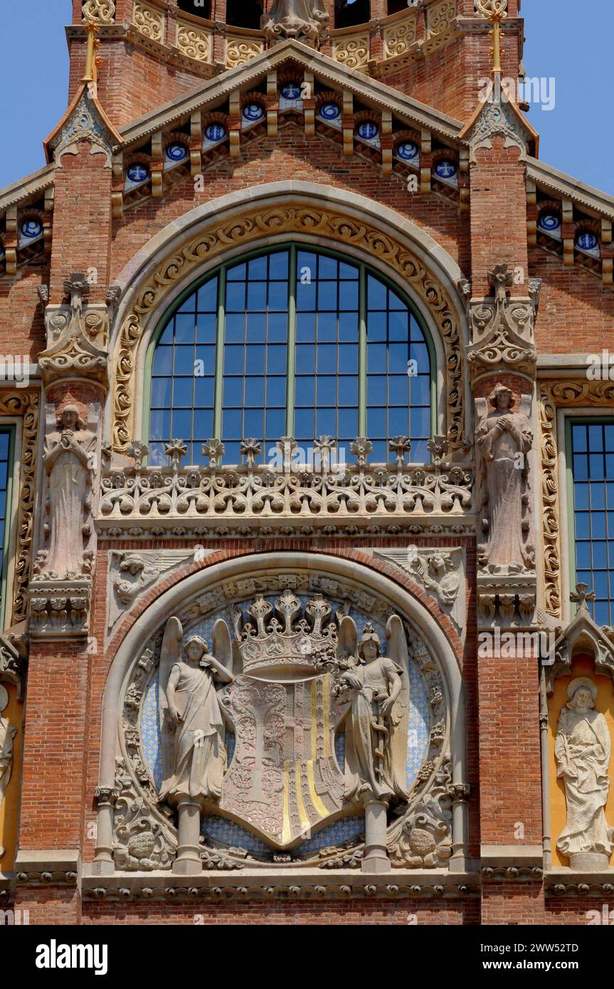barcellona/catalogna/ Spagna/ 24.luglio 2019/ Ex Hosptial sant Pau e ora un grande museo a Barcellona Catalogna Spagna. Foto. Francis Joseph Dean/ Deanpictures. Foto Stock