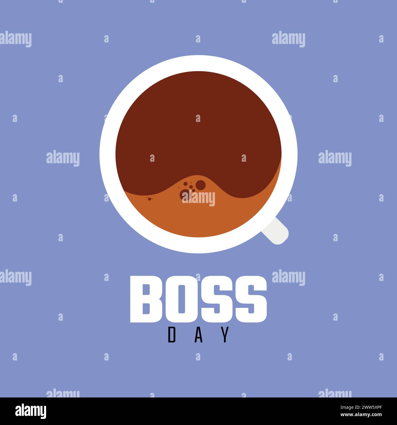 L'icona dell'illustrazione vettoriale del giorno del boss felice celebrazione dell'ufficio giorno del vettore icona boss Illustrazione Vettoriale