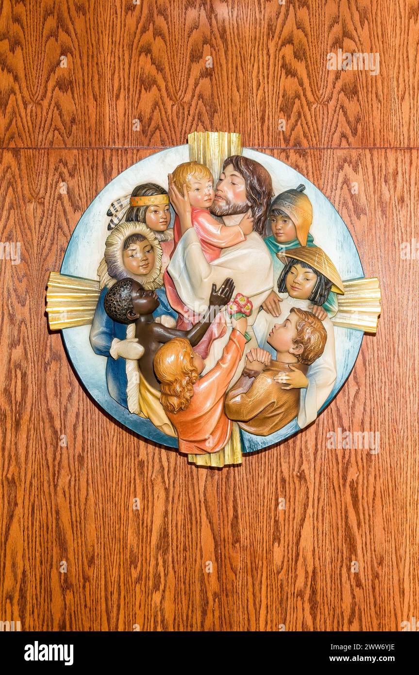 Annunciazione della Beata Vergine Maria Chiesa Cattolica, Toronto, Canada Foto Stock