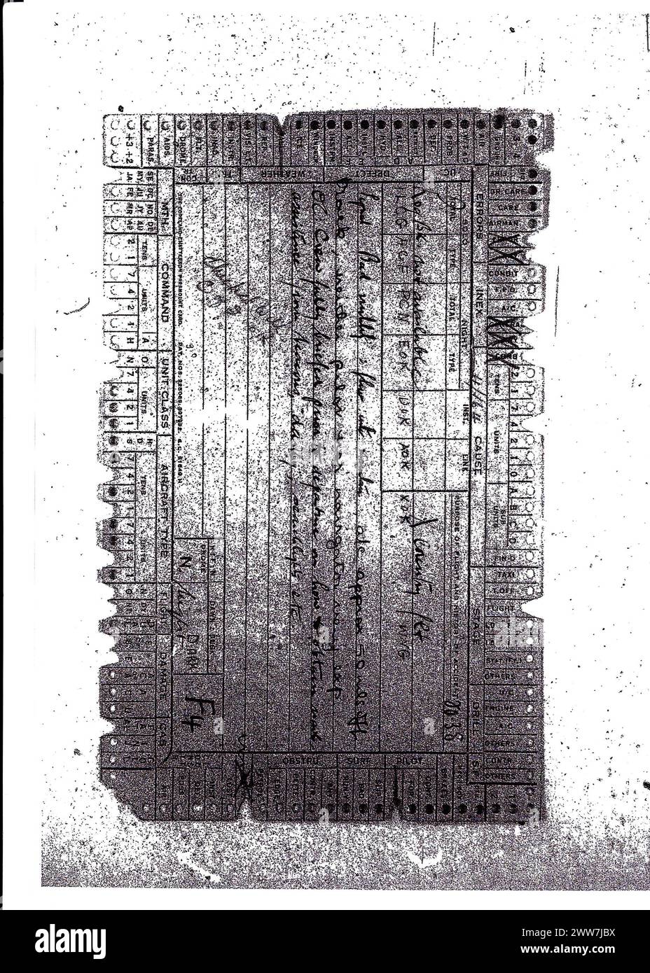 10/11/12 Copia qui: http://www.fstoppress.com/articles/peak-district-crashes/ ..scansione che mostra la documentazione relativa al crash di Handley Page Hampden Foto Stock