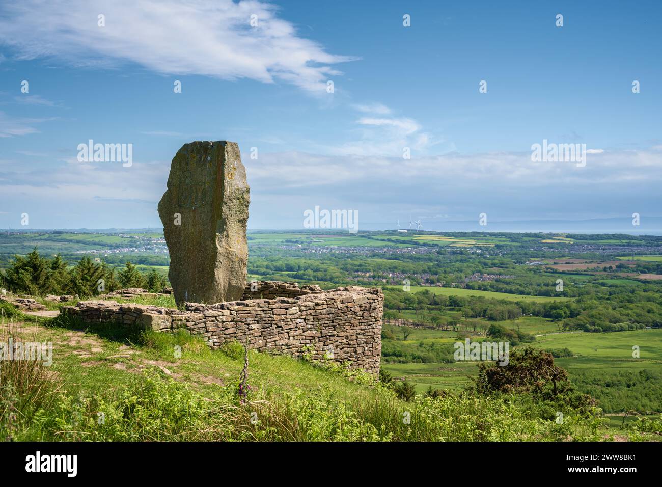 Pulpit Viewpoint, Galles, Regno Unito Foto Stock