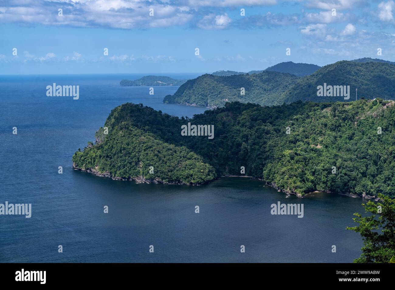 Costa nord di Trinidad Foto Stock
