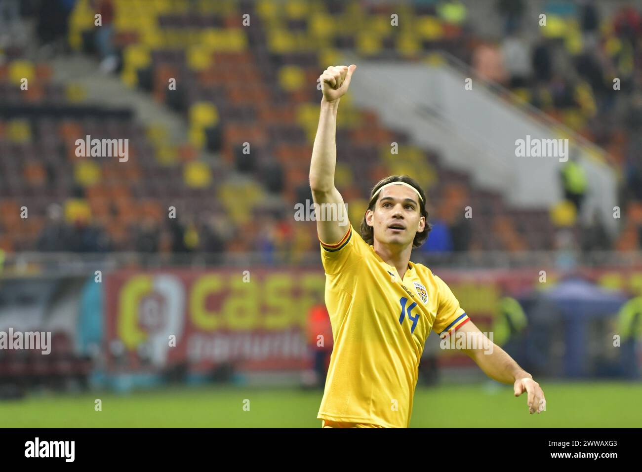 Partita amichevole tra Romania e Irlanda del Nord , Arena Nationala Stadium , Bucarest 22.03.2024 , Cristi Stavri Foto Stock