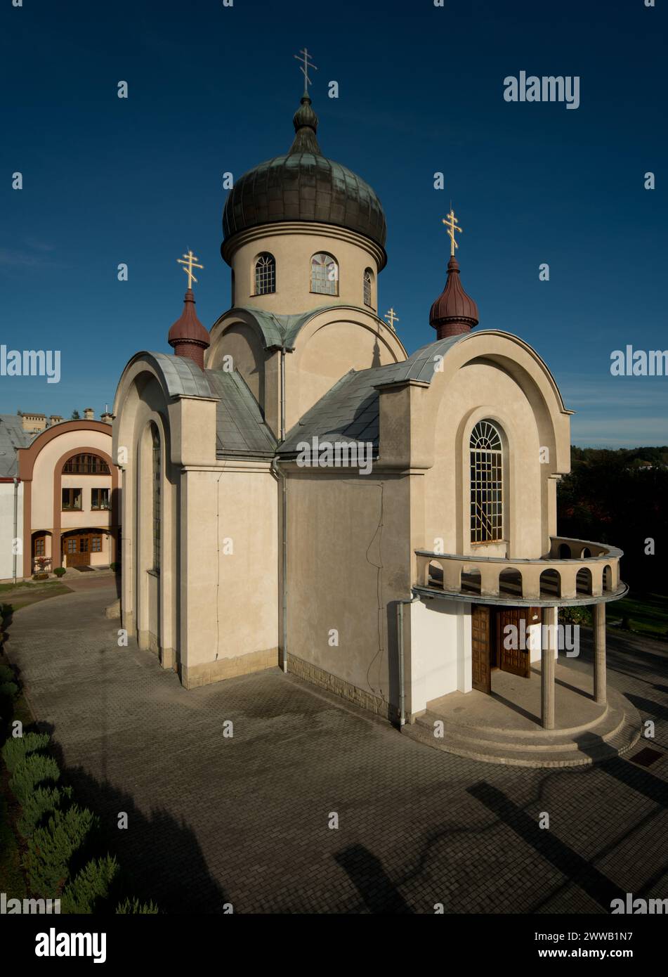 Cattedrale della Santissima Trinità a Gorlice, Chiesa ortodossa, Polonia Foto Stock